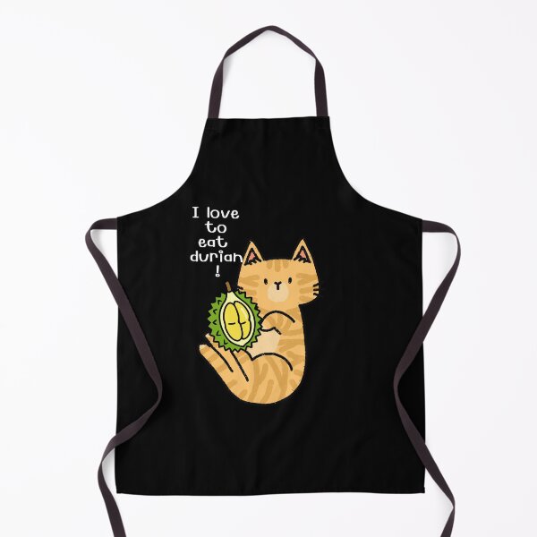 Item preview, Adorable Cat loves Durian Friut artwork  designed and sold by Cheeky Popp.