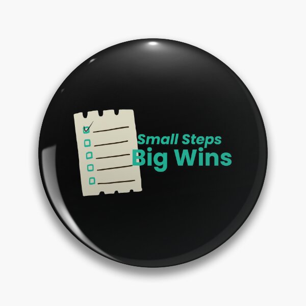 Item preview, Small Steps Big Wins Motivational Checklist Illustration designed and sold by ade-datt.