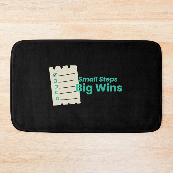 Item preview, Small Steps Big Wins Motivational Checklist Illustration designed and sold by ade-datt.