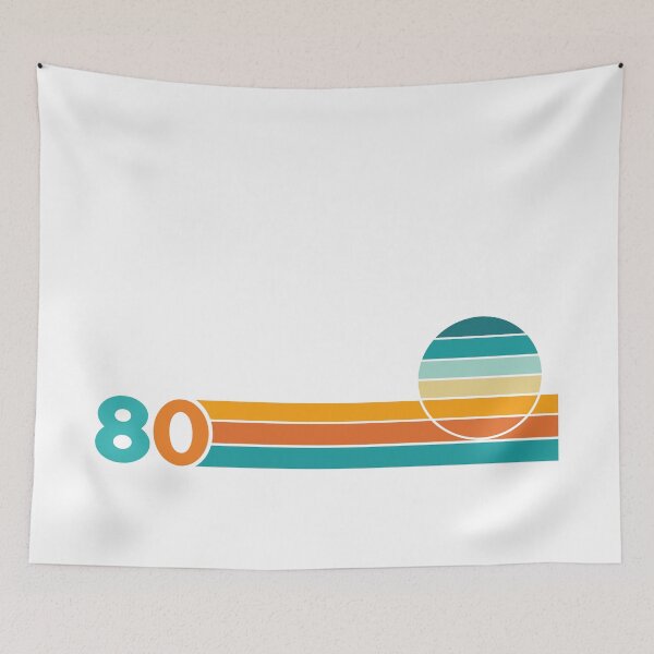 Item preview, Retro Sunset + Stripes 80 designed and sold by NataliePaskell.