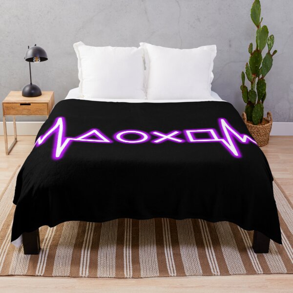 Item preview, Neon Purple Gamer Heartbeat Line with Iconic Gaming Symbols – Glowing Pulse Art for Gamers designed and sold by BrainBubbleArt.