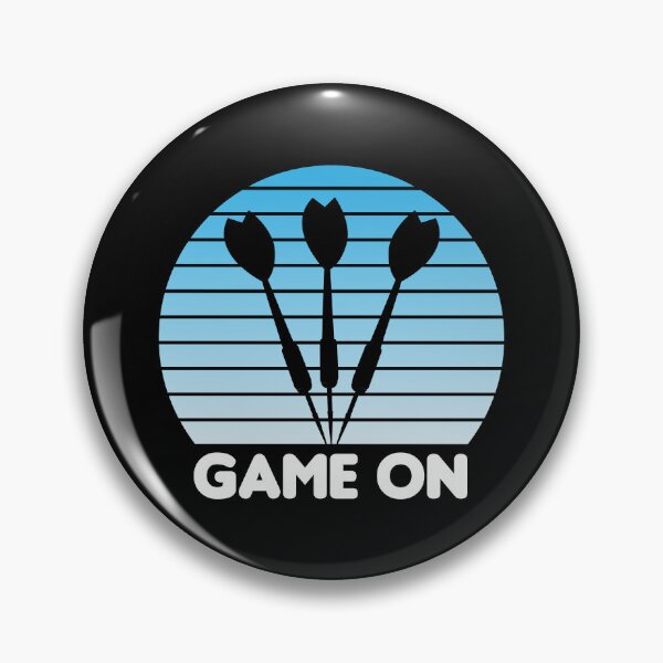 Artikelvorschau, Dartspiel im Retro-Sonnenuntergang entworfen und verkauft von CreativeTwins.