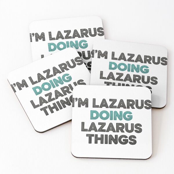 Item preview, Biblical Humor Tee I'm Lazarus Doing Lazarus Things T-Shirt, Christian Meme Gift, Scripture Inspired Graphic Tee designed and sold by YK SHOP.