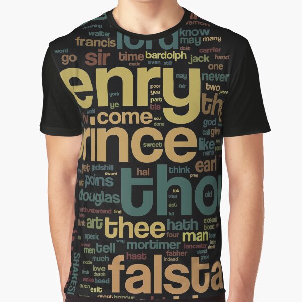 Shakespeare's Henry IV, Pt 1 Wordplay Graphic T-Shirt