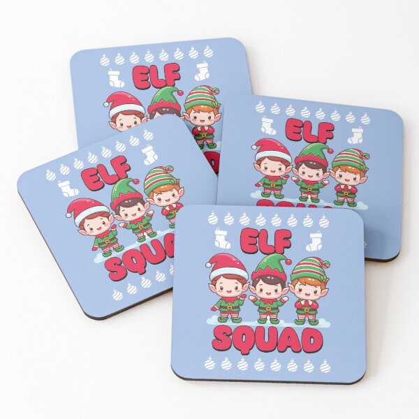 Item preview, Christmas Elf Squad – Holiday Helpers United designed and sold by Scaryzz.