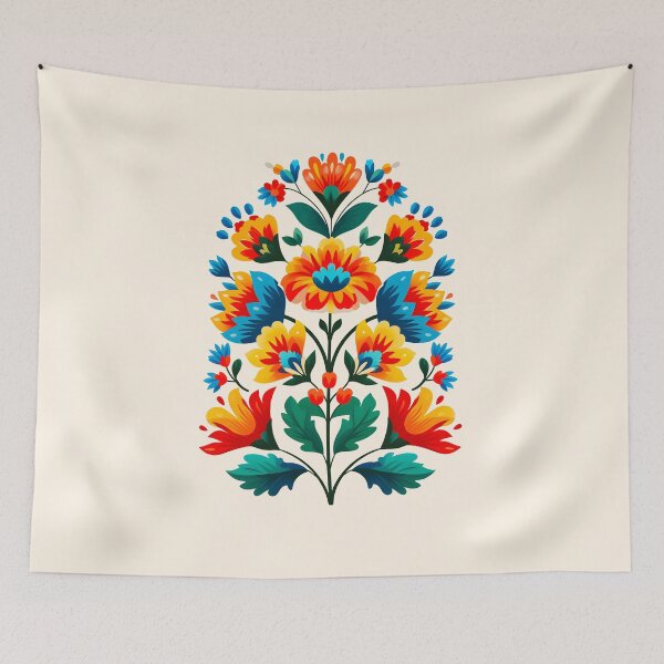 Item preview,  Polish Folk Flowers  designed and sold by xiao xuans.
