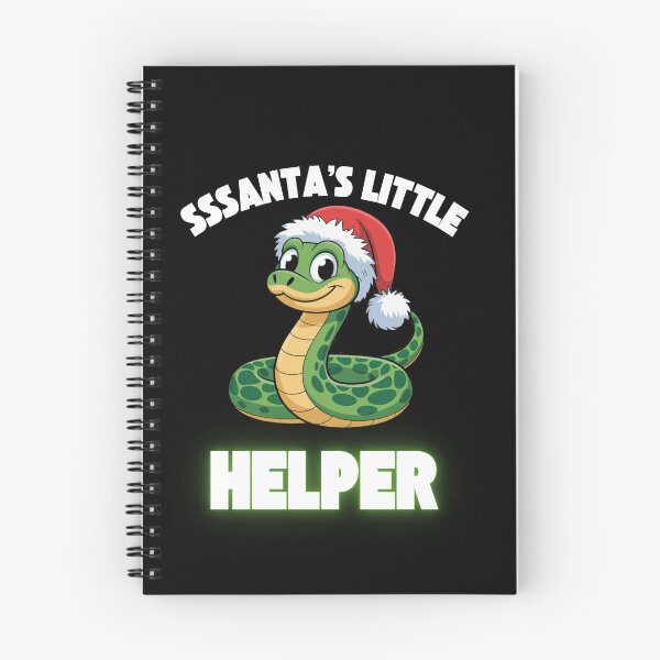 Item preview, Sssanta’s Little Helper – Cute Christmas Snake Design designed and sold by kamisclothes.