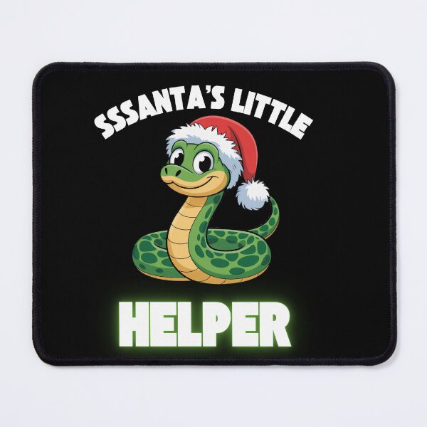 Item preview, Sssanta’s Little Helper – Cute Christmas Snake Design designed and sold by kamisclothes.