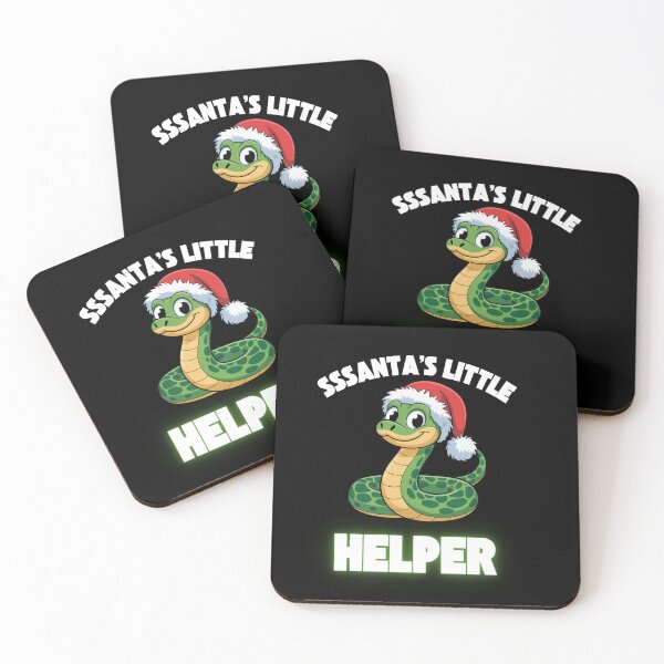 Item preview, Sssanta’s Little Helper – Cute Christmas Snake Design designed and sold by kamisclothes.