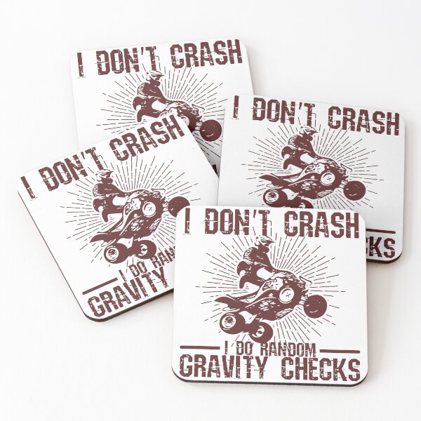 Item preview, I Don’t Crash – I Do Random Gravity Checks – Funny ATV Rider Design designed and sold by JA World - Art & Design.