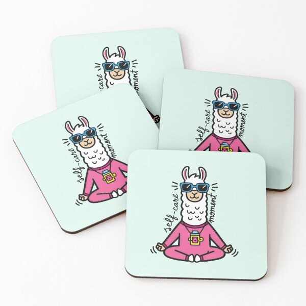 Item preview, Relaxing Llama Self-Care Meditation Art designed and sold by Animepic222.