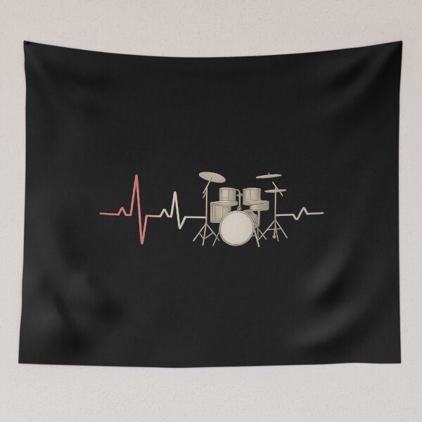 Item preview, Music Lover Drum Heartbeat Drummer designed and sold by hemagamo.