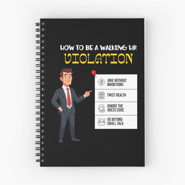Item preview, Funny Coworker Walking HR Violation Office Humor designed and sold by ArtFromBeyond.