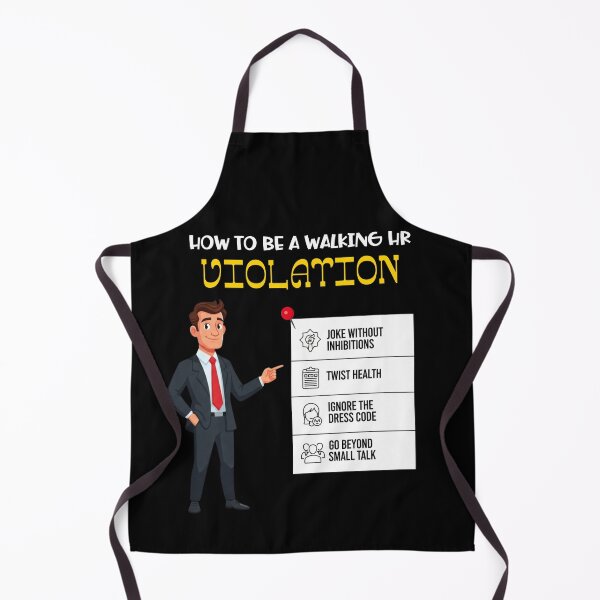 Item preview, Funny Coworker Walking HR Violation Office Humor designed and sold by ArtFromBeyond.