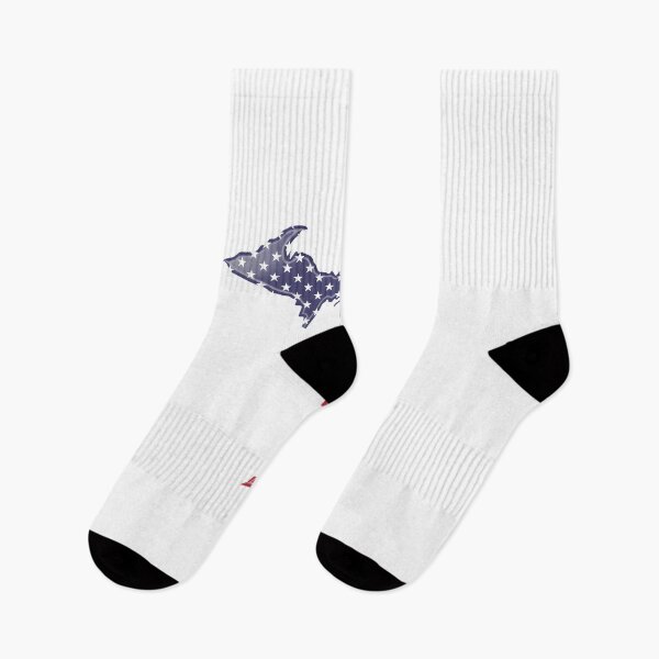 Item preview, Michigan USA Flag Silhouette – Stars and Stripes State Outline designed and sold by Paper Drip.