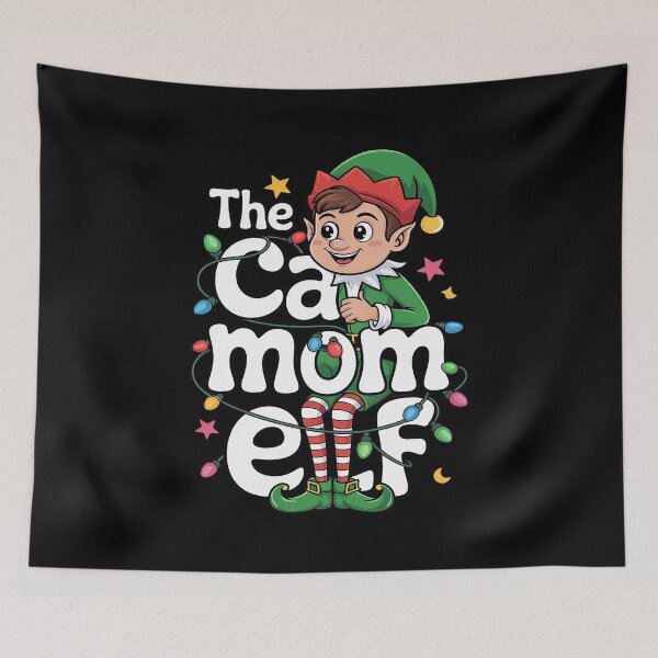 Item preview, The Cat Mom Elf Christmas Family Pajama Party  designed and sold by THagBlue.