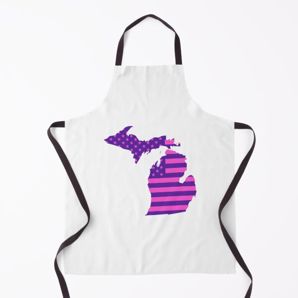Item preview, Michigan Pop Pink State Flag – Modern Fun Colors designed and sold by Paper Drip.