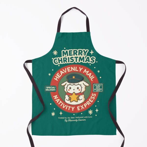 Item preview, Nativity Express – Heavenly Mail Christmas Sheep Tee designed and sold by HOLY-D-TEE.