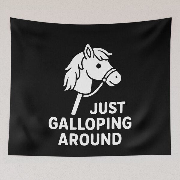 Item preview, Fun Hobby Horsing Galloping Horse Rider designed and sold by k3rstman1.