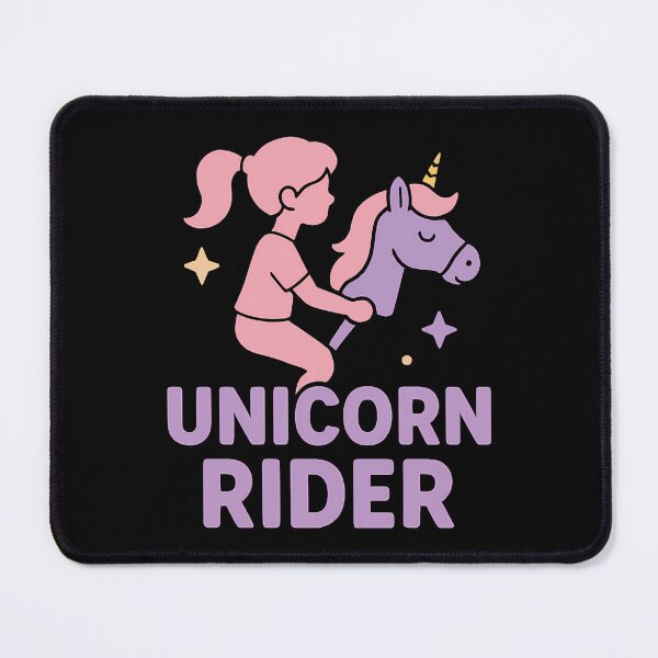 Item preview, Unicorn Rider Hobby Horsing Girl Fantasy designed and sold by k3rstman1.
