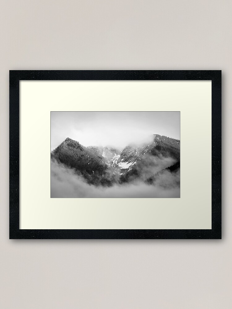 Alternate view of Mountain Peaks Framed Art Print
