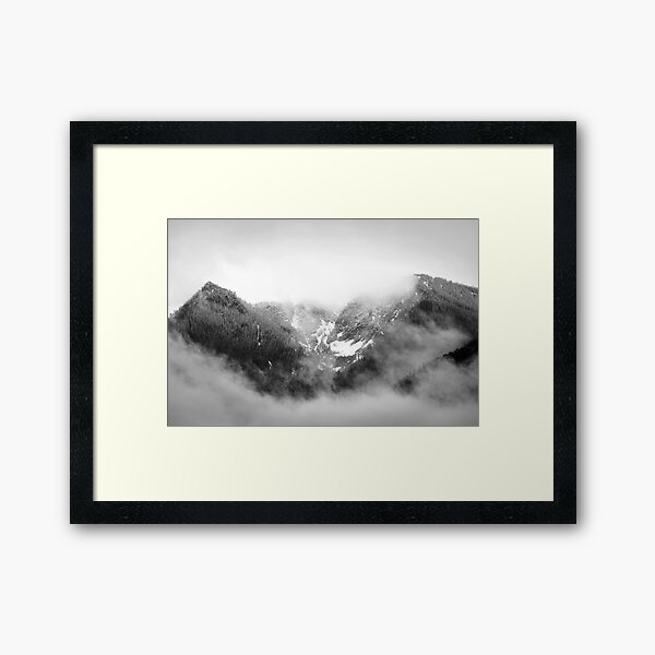Mountain Peaks Framed Art Print