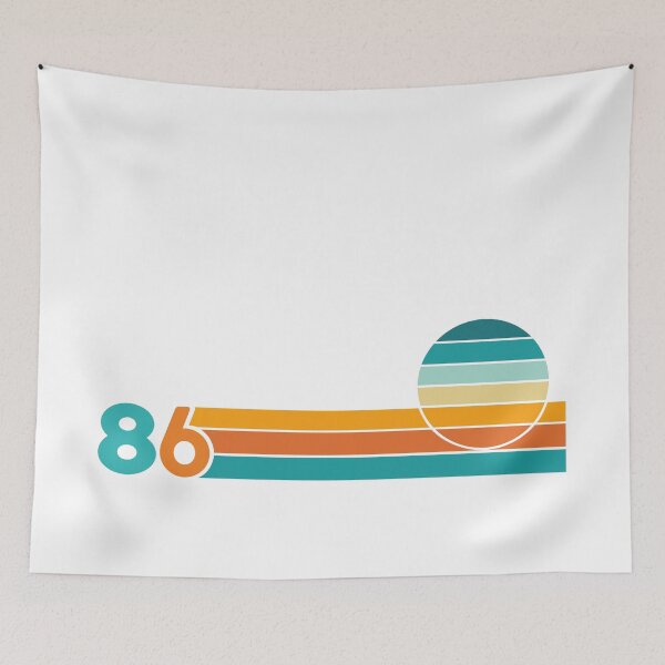 Item preview, Retro Sunset + Stripes 86 designed and sold by NataliePaskell.