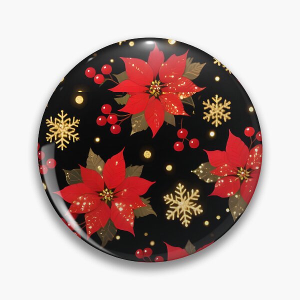 Item preview, Poinsettias Pattern designed and sold by debbiedwarika.