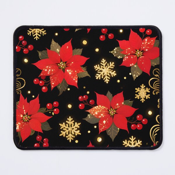 Item preview, Poinsettias Pattern designed and sold by debbiedwarika.