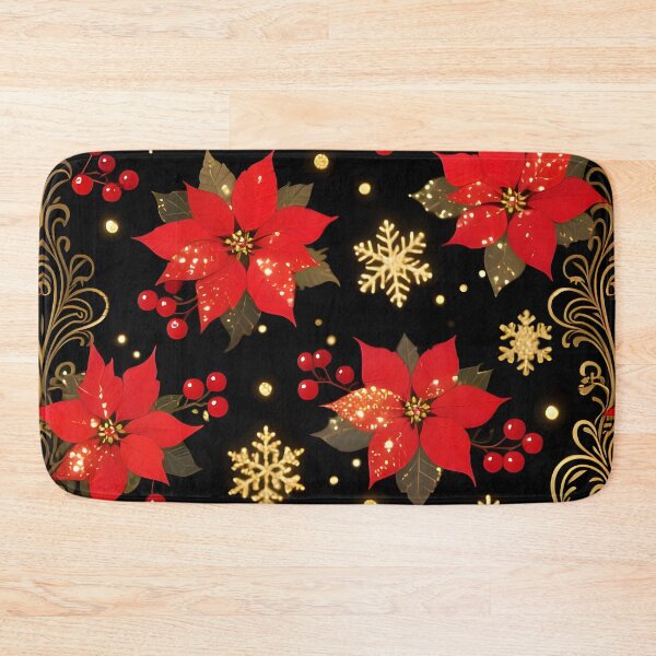 Item preview, Poinsettias Pattern designed and sold by debbiedwarika.