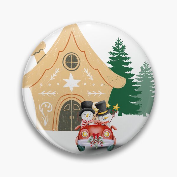 Item preview, Snowman Couple Holiday Illustration designed and sold by ankeyhooba.