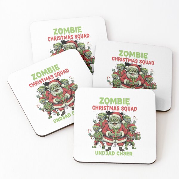 Item preview, Zombie Christmas Squad – Undead Cheer Holiday Design designed and sold by PunchText designs.