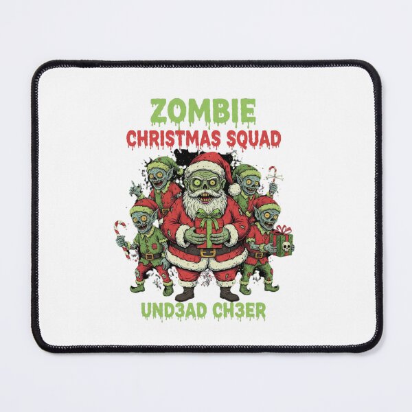 Item preview, Zombie Christmas Squad – Undead Cheer Holiday Design designed and sold by PunchText designs.