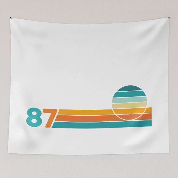 Item preview, Retro Sunset + Stripes 87 designed and sold by NataliePaskell.