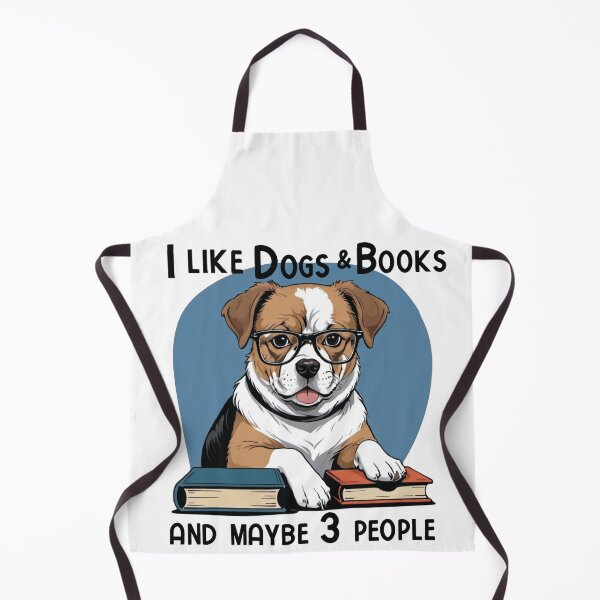 Item preview, Dogs & Books designed and sold by Katrabbit Graphics.