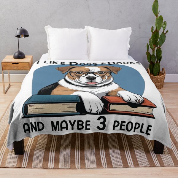 Item preview, Dogs & Books designed and sold by Katrabbit Graphics.