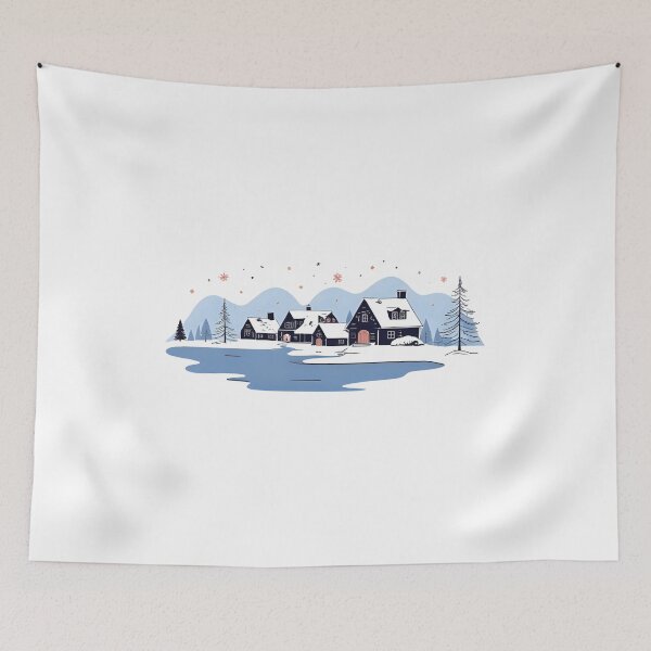 Item preview, Winter, atmospheric graphics for Christmas and winter time. designed and sold by Knock on my door.