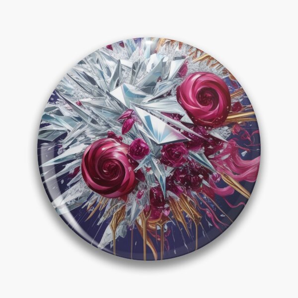 Item preview, Abstract Prismatic Gems: Diamond Ruby Gold Explosion designed and sold by Bilikaru.