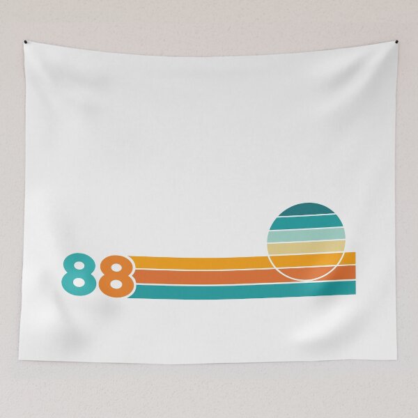 Item preview, Retro Sunset + Stripes 88 designed and sold by NataliePaskell.