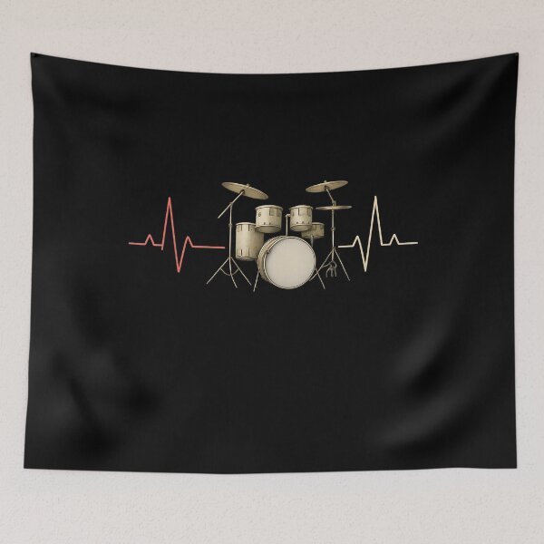 Item preview, Music Lover Drum Heartbeat Drummer designed and sold by hemagamo.