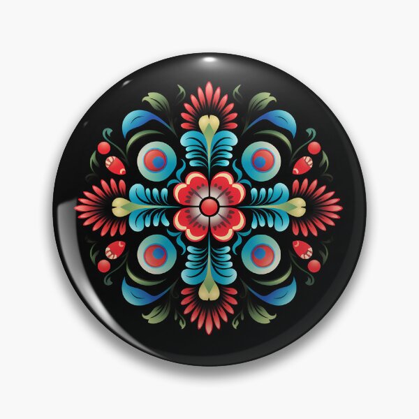 Item preview, Hungarian Folk Flowers With Eyes Design designed and sold by xiao xuans.