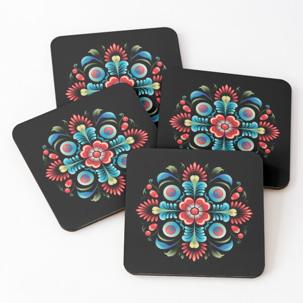 Item preview, Hungarian Folk Flowers With Eyes Design designed and sold by xiao xuans.