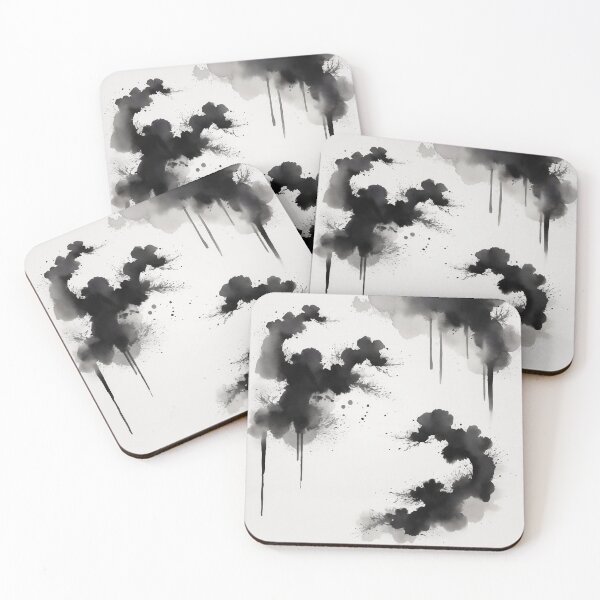 Item preview, Minimalist Japanese Zen Sumi-e Ink Brush Wall Art designed and sold by TheArtOfChaa.