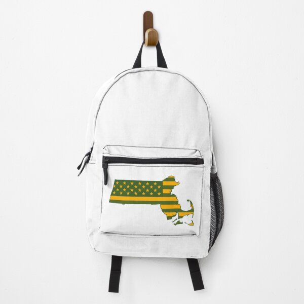Item preview, Massachusetts Vintage State Flag – Green & Gold Americana designed and sold by Paper Drip.