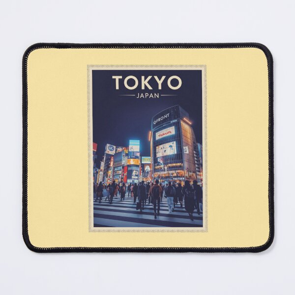 Item preview, Tokyo Vintage Travel Art - Shibuya Crossing - Japan designed and sold by Wanderprintt.