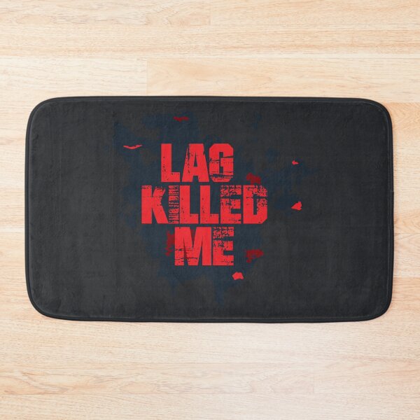 Item preview, Lag Killed Me Gaming T-Shirt | Distressed Red Gamer Rage Tee designed and sold by Design-Pro-21.