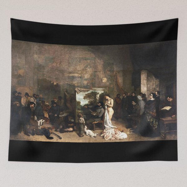 Item preview, The Painter's Studio - Gustave Courbet designed and sold by Overpryce.