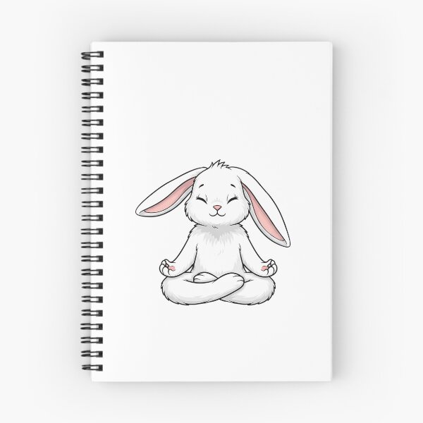 Item preview, Cute Meditating Bunny Yoga Pose designed and sold by k3rstman1.