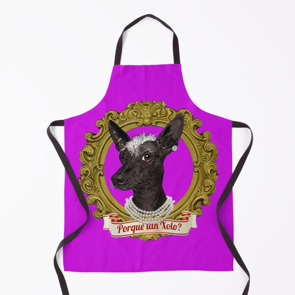 Item preview, "Why So Xolo?" Kitsch Xoloitzcuintle Portrait - Gothic Dog Meme Art designed and sold by mongeekshirts.