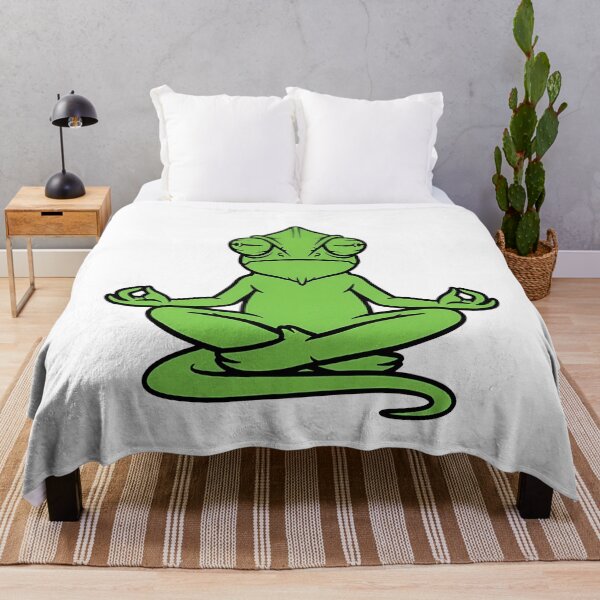 Item preview, Meditating Chameleon Yoga Pose Zen Reptile designed and sold by k3rstman1.